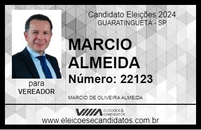 Candidato MARCIO ALMEIDA 2024 - GUARATINGUETÁ - Eleições