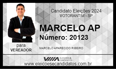 Candidato MARCELO AP 2024 - VOTORANTIM - Eleições