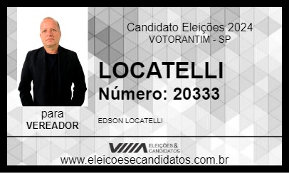 Candidato LOCATELLI 2024 - VOTORANTIM - Eleições