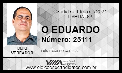 Candidato O EDUARDO 2024 - LIMEIRA - Eleições