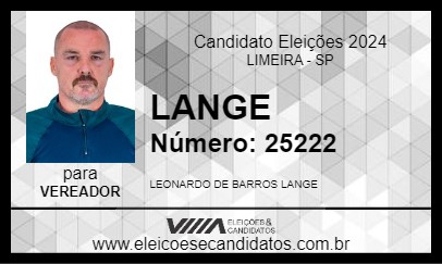 Candidato LANGE 2024 - LIMEIRA - Eleições