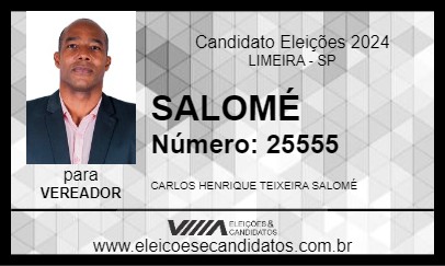 Candidato SALOMÉ 2024 - LIMEIRA - Eleições