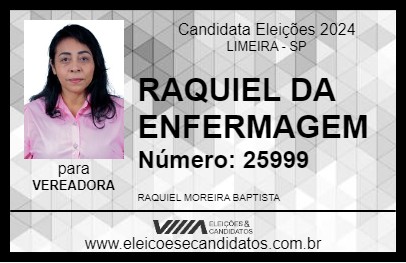 Candidato RAQUIEL DA ENFERMAGEM 2024 - LIMEIRA - Eleições