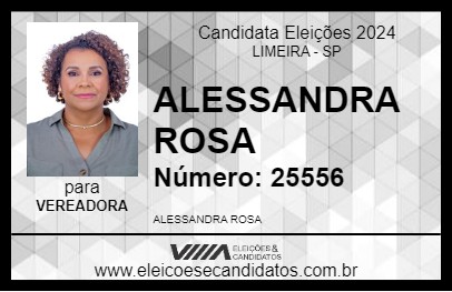 Candidato ALESSANDRA ROSA 2024 - LIMEIRA - Eleições