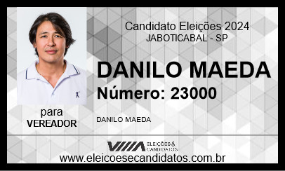 Candidato MAEDA 2024 - JABOTICABAL - Eleições