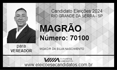 Candidato MAGRÃO 2024 - RIO GRANDE DA SERRA - Eleições