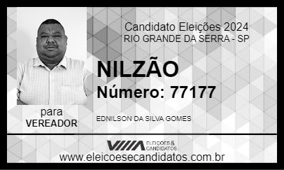 Candidato NILZÃO 2024 - RIO GRANDE DA SERRA - Eleições