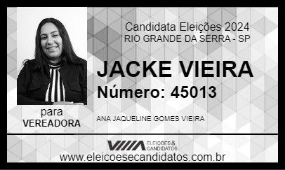 Candidato JACK VIEIRA 2024 - RIO GRANDE DA SERRA - Eleições