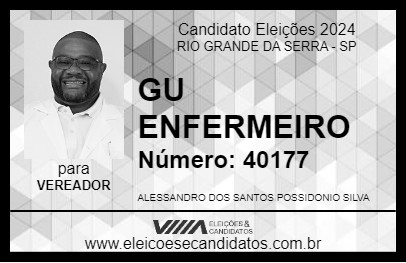 Candidato GU ENFERMEIRO 2024 - RIO GRANDE DA SERRA - Eleições