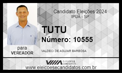 Candidato TUTU 2024 - IPUÃ - Eleições