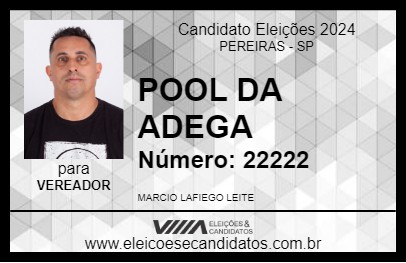 Candidato POOL DA ADEGA 2024 - PEREIRAS - Eleições