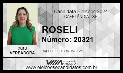 Candidato ROSELI 2024 - CAFELÂNDIA - Eleições