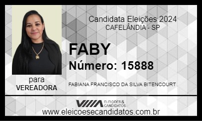 Candidato FABY 2024 - CAFELÂNDIA - Eleições