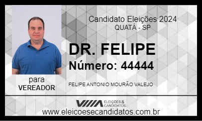 Candidato DR. FELIPE 2024 - QUATÁ - Eleições