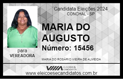 Candidato MARIA DO AUGUSTO 2024 - CONCHAL - Eleições