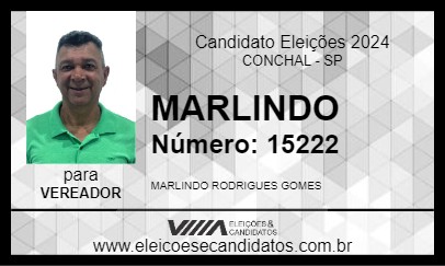 Candidato MARLINDO 2024 - CONCHAL - Eleições