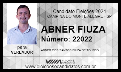 Candidato ABNER FIUZA 2024 - CAMPINA DO MONTE ALEGRE - Eleições