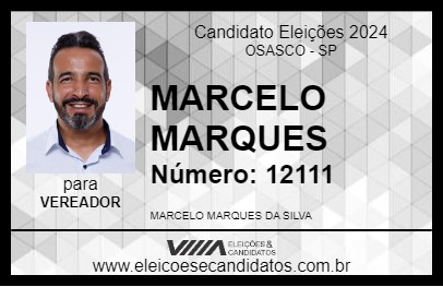 Candidato MARCELO MARQUES 2024 - OSASCO - Eleições