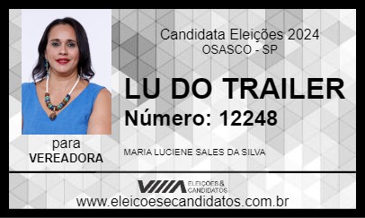 Candidato LU DO TRAILER 2024 - OSASCO - Eleições