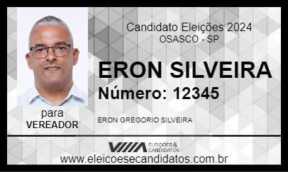 Candidato ERON SILVEIRA 2024 - OSASCO - Eleições