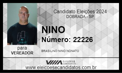 Candidato NINO 2024 - DOBRADA - Eleições