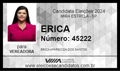 Candidato ERICA 2024 - MIRA ESTRELA - Eleições