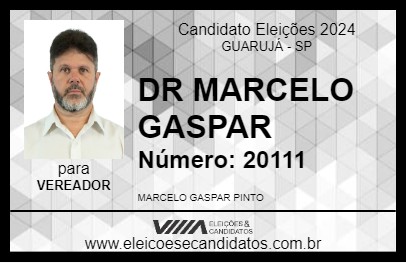 Candidato DR MARCELO GASPAR 2024 - GUARUJÁ - Eleições