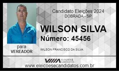 Candidato WILSON  SILVA 2024 - DOBRADA - Eleições