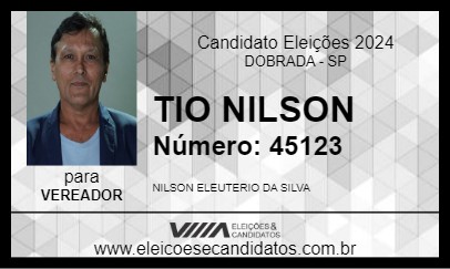 Candidato TIO NILSON 2024 - DOBRADA - Eleições