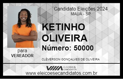 Candidato KETINHO OLIVEIRA 2024 - MAUÁ - Eleições