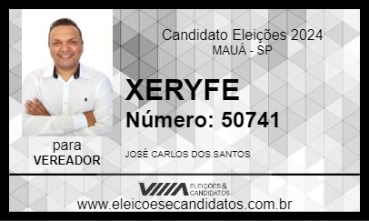 Candidato XERYFE 2024 - MAUÁ - Eleições