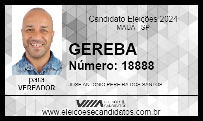 Candidato GEREBA 2024 - MAUÁ - Eleições