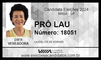 Candidato PRÔ LAU 2024 - MAUÁ - Eleições