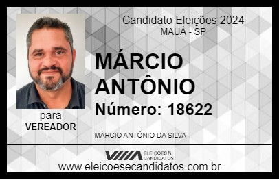 Candidato MÁRCIO ANTÔNIO 2024 - MAUÁ - Eleições