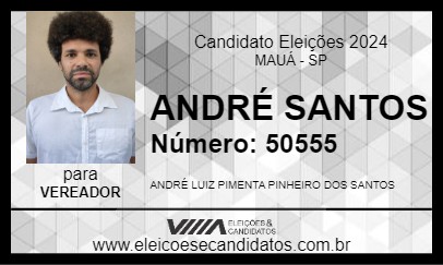 Candidato ANDRÉ SANTOS 2024 - MAUÁ - Eleições