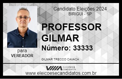 Candidato PROFESSOR GILMAR 2024 - BIRIGUI - Eleições