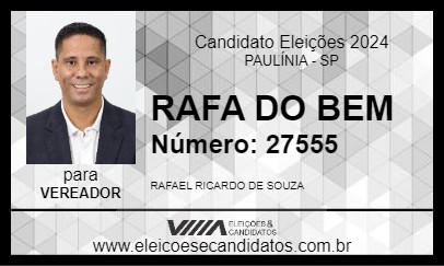 Candidato RAFA DO BEM 2024 - PAULÍNIA - Eleições