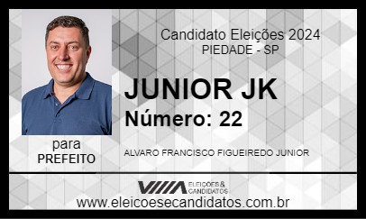 Candidato JUNIOR JK 2024 - PIEDADE - Eleições