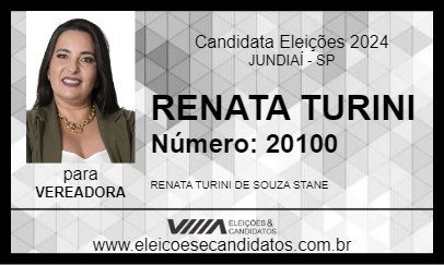 Candidato RENATA TURINI 2024 - JUNDIAÍ - Eleições