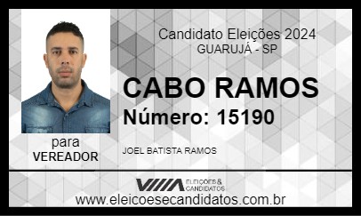 Candidato CABO RAMOS 2024 - GUARUJÁ - Eleições