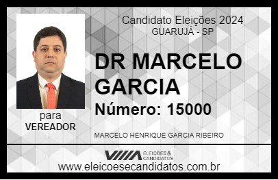 Candidato DR MARCELO GARCIA 2024 - GUARUJÁ - Eleições