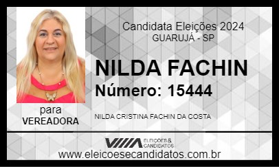 Candidato NILDA FACHIN 2024 - GUARUJÁ - Eleições