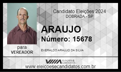 Candidato ARAUJO 2024 - DOBRADA - Eleições