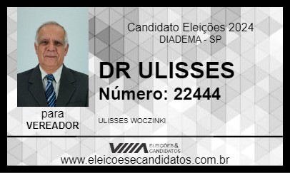 Candidato DR ULISSES 2024 - DIADEMA - Eleições