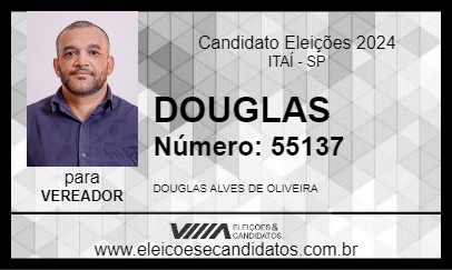 Candidato DOUGLAS 2024 - ITAÍ - Eleições