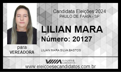 Candidato LILIAN MARA 2024 - PAULO DE FARIA - Eleições