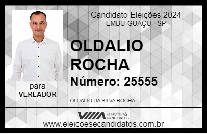 Candidato OLDALIO ROCHA 2024 - EMBU-GUAÇU - Eleições