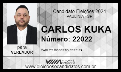 Candidato CARLOS KUKA 2024 - PAULÍNIA - Eleições