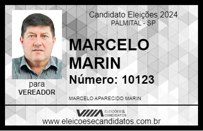 Candidato MARCELO MARIN 2024 - PALMITAL - Eleições