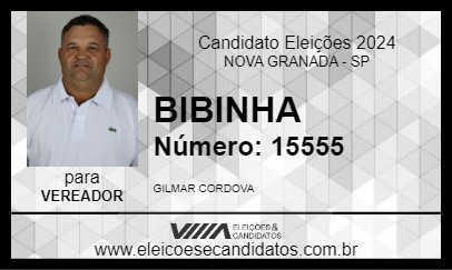 Candidato BIBINHA 2024 - NOVA GRANADA - Eleições